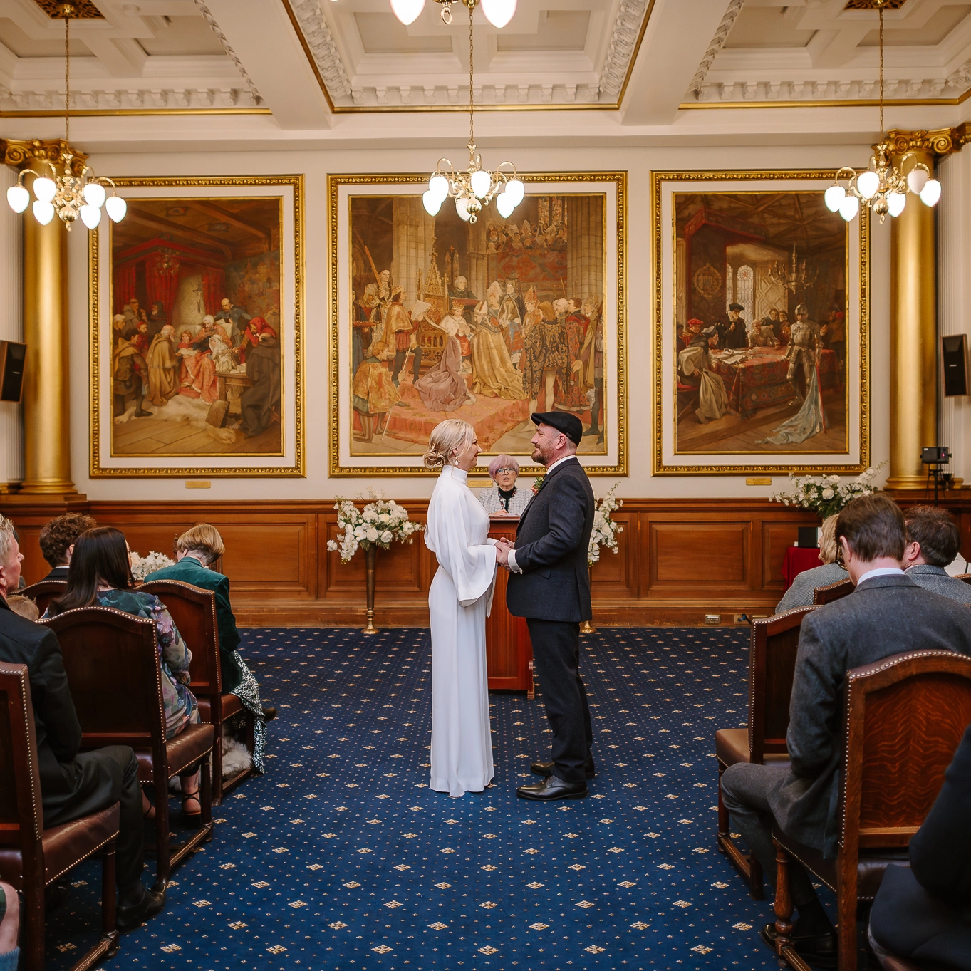Wedding Ceremony at the Edinburgh City Chambers 