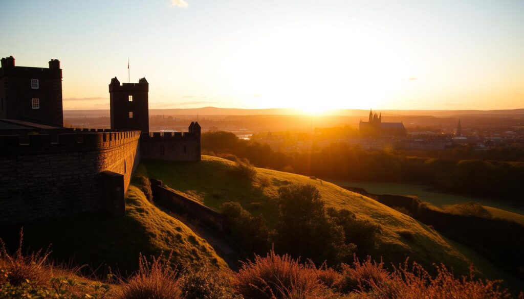 Golden hour at Edinburgh Castle Golden hour at Edinburgh Castle