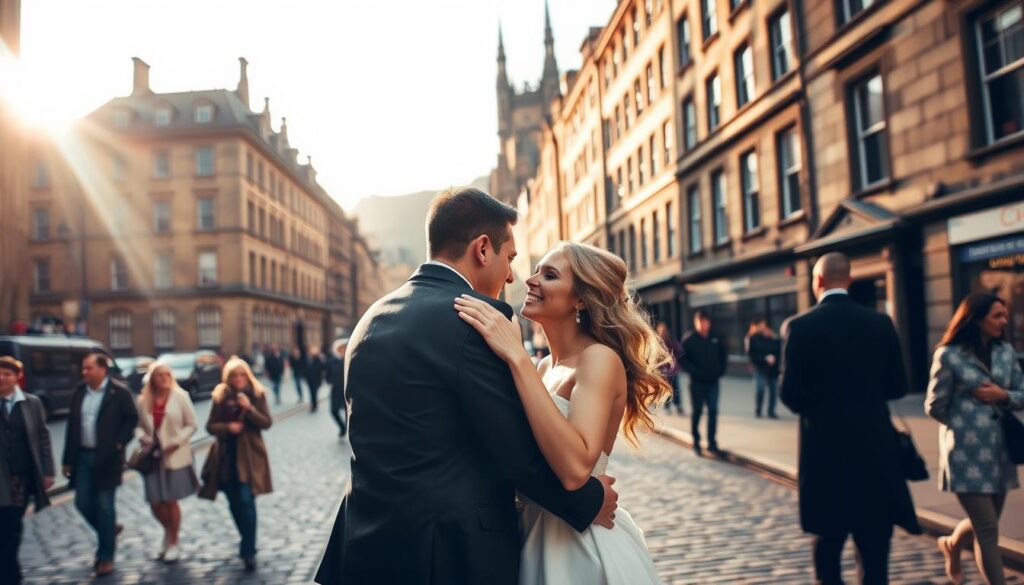 Royal Mile wedding photography