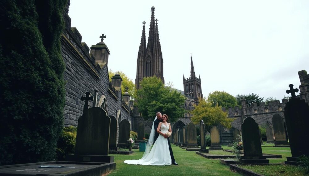 can Greyfriars Kirkyard provide a unique wedding photo backdrop