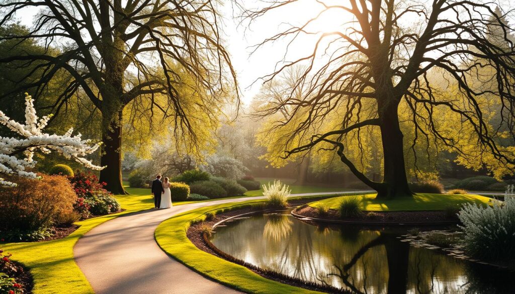 peaceful atmosphere in Princes Street Gardens