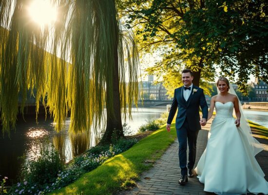 where to take wedding photos along the Water of Leith