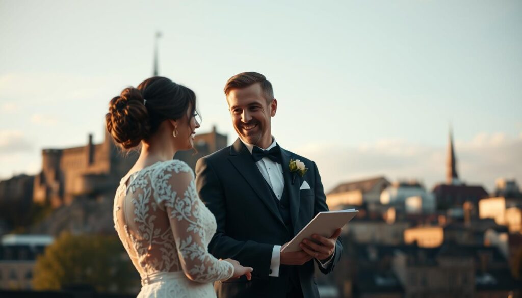 Cinematic wedding videography in Edinburgh
