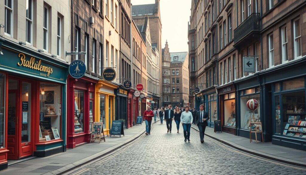 St Stephen Street Edinburgh shops