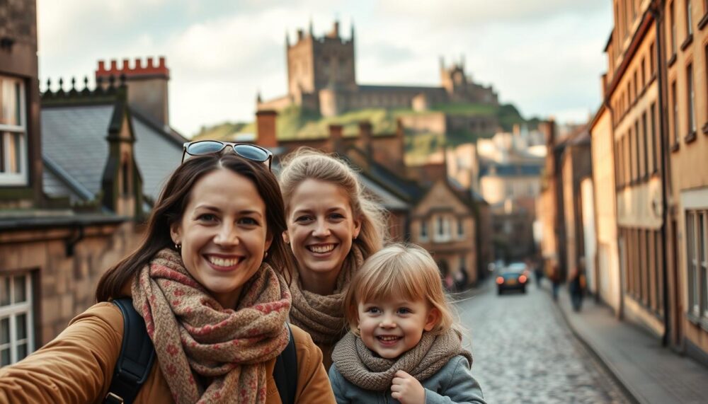best spots for family photography in Edinburgh
