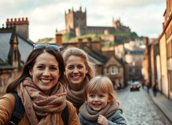 best spots for family photography in Edinburgh