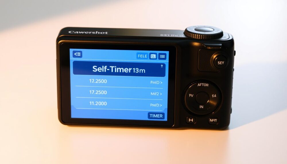 how to change the delay on canon powershot camera