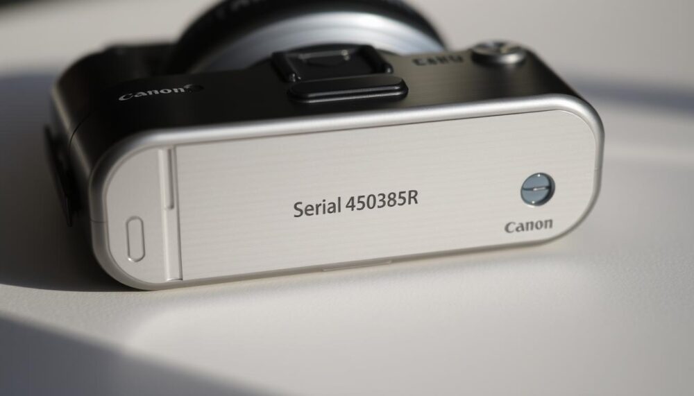 how to find canon camera serial number