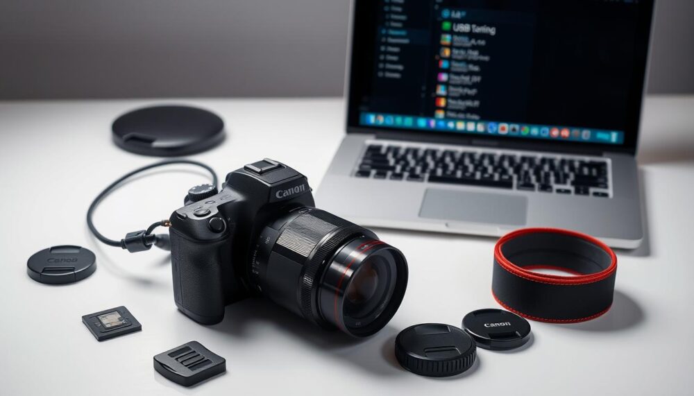 how to transfer photo from canon camera to laptop