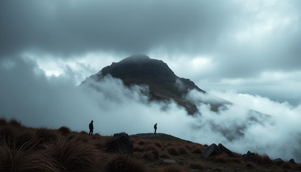 moody weather photography at Arthur’s Seat