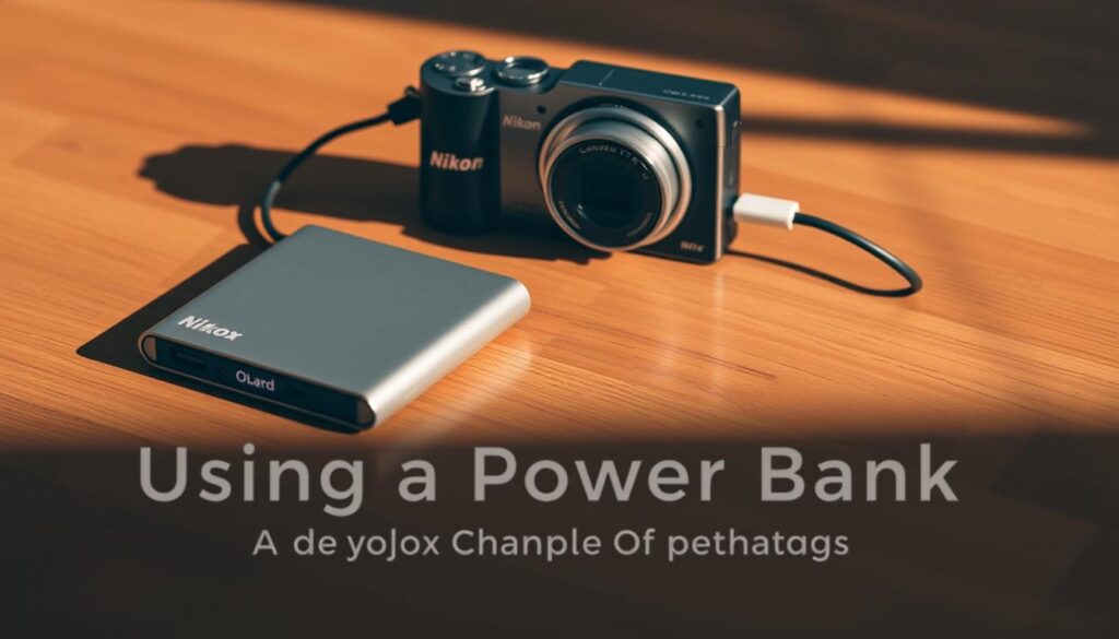 power bank charging nikon camera
