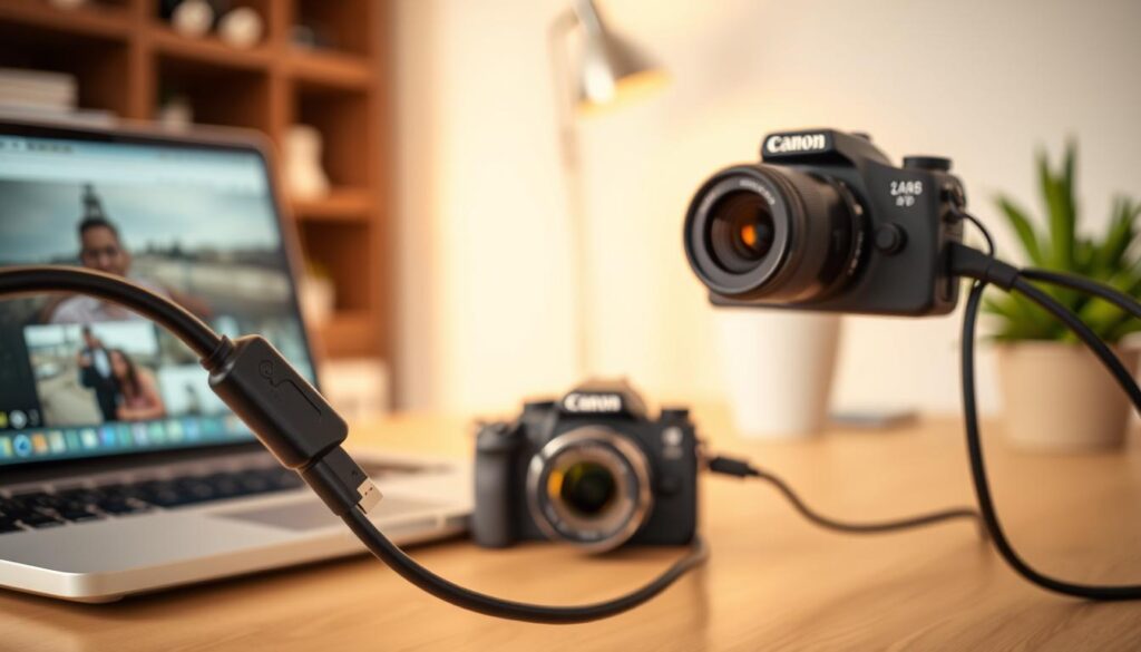 usb cable transfer photos canon camera