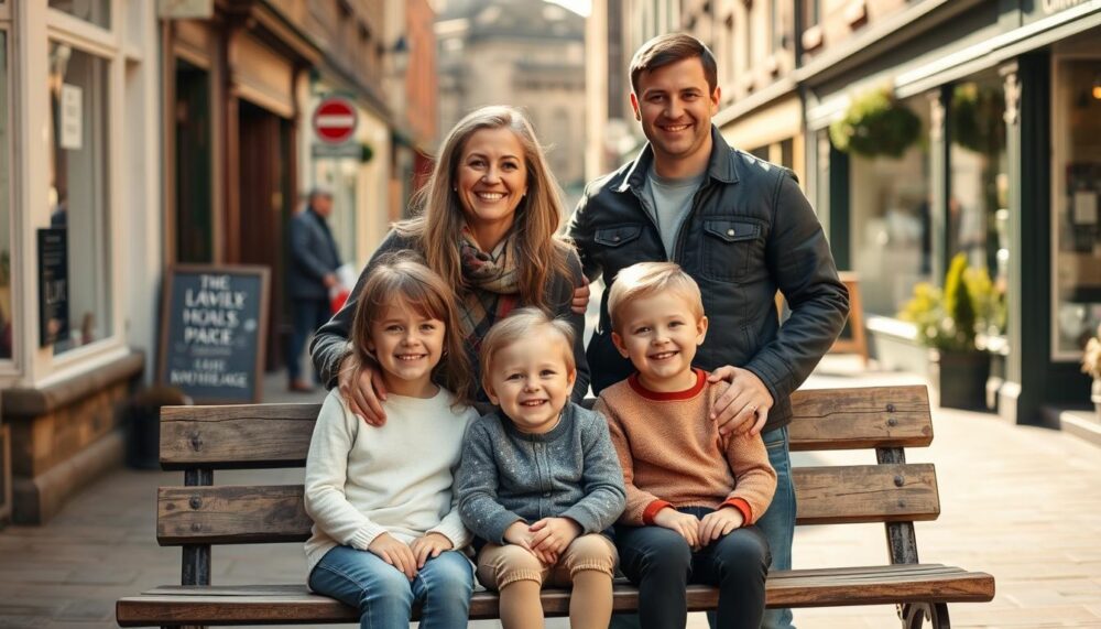 where to take family photos in Stockbridge Edinburgh