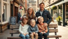 where to take family photos in Stockbridge Edinburgh