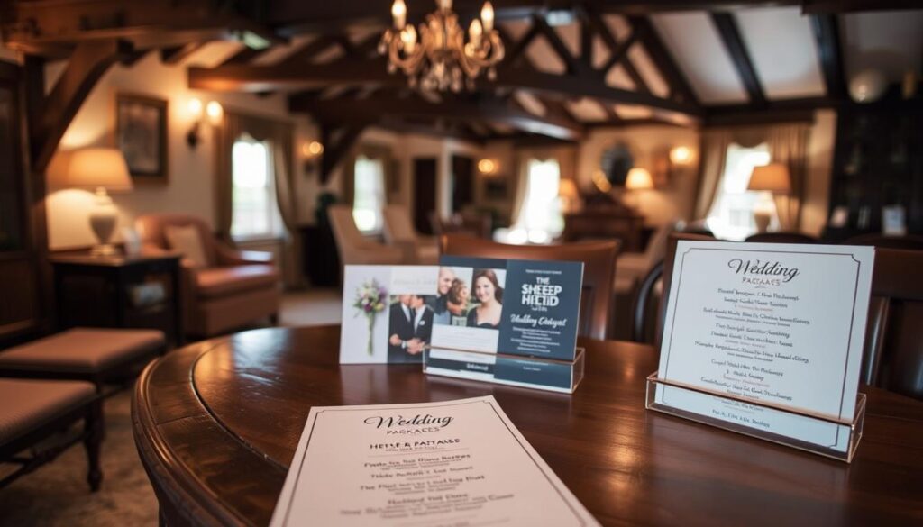 Wedding packages and menus at The Sheep Heid Inn