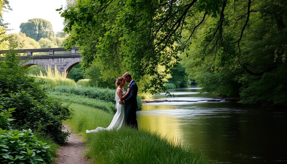 is the Water of Leith Walkway ideal for wedding photography?