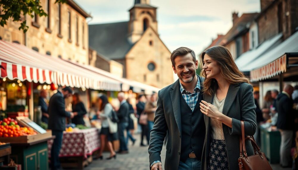 should you have an engagement shoot at Stockbridge Market?