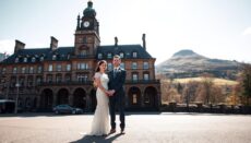 where to take wedding portraits at Number One at Balmoral?