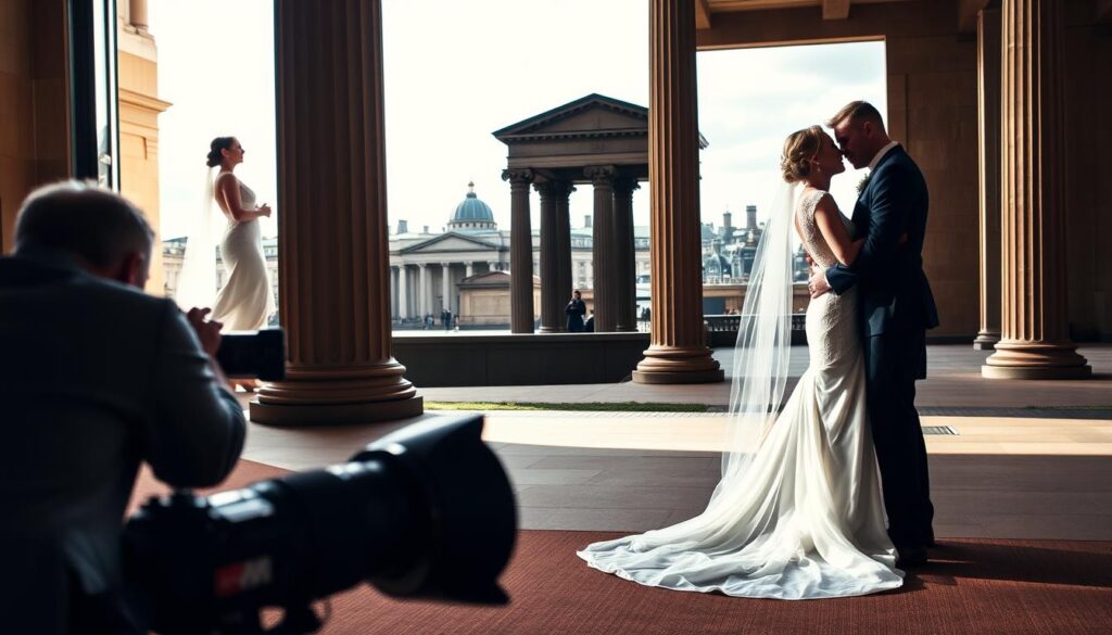 Edinburgh wedding photographer capturing indoor and outdoor moments