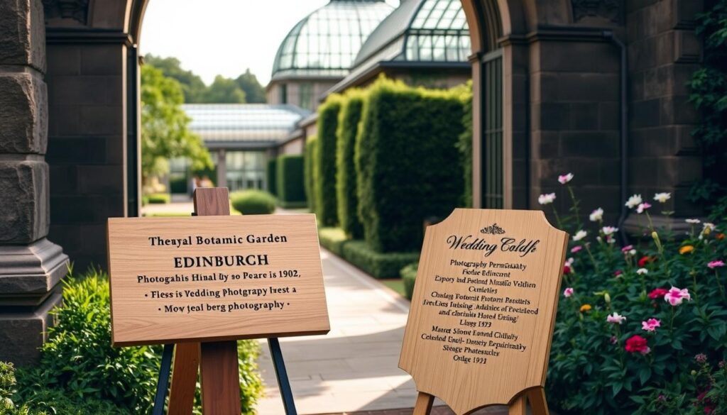 Royal Botanic Garden Edinburgh photography permissions