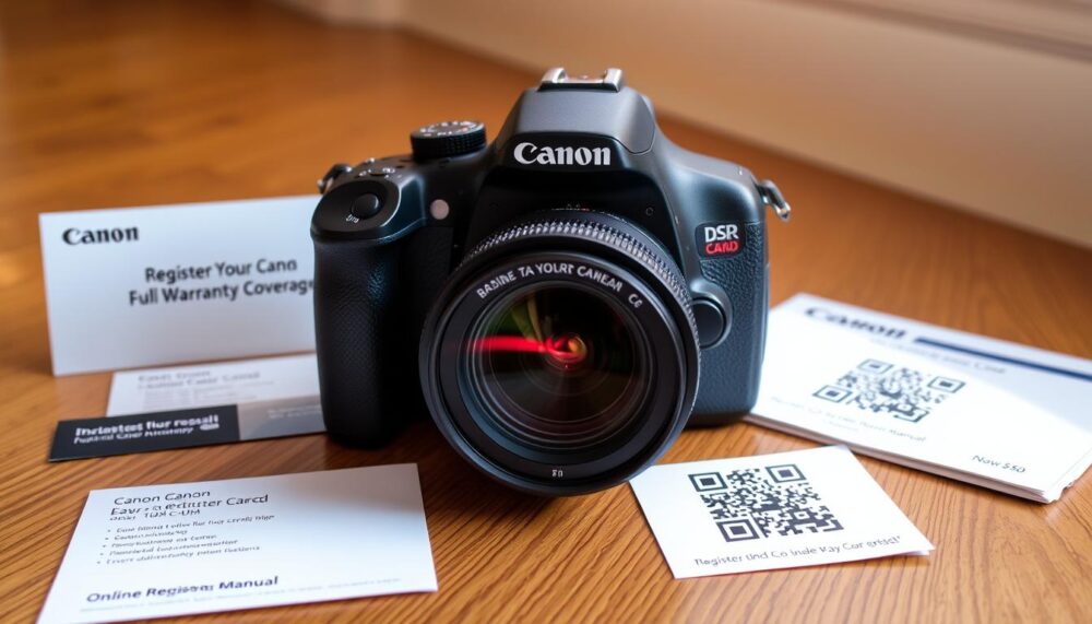 how to register my canon camera for warranty