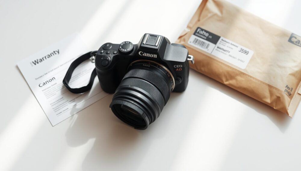 how to return canon camera in warentee