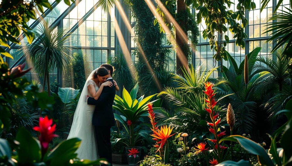 where to shoot wedding photos in RBGE glasshouses?