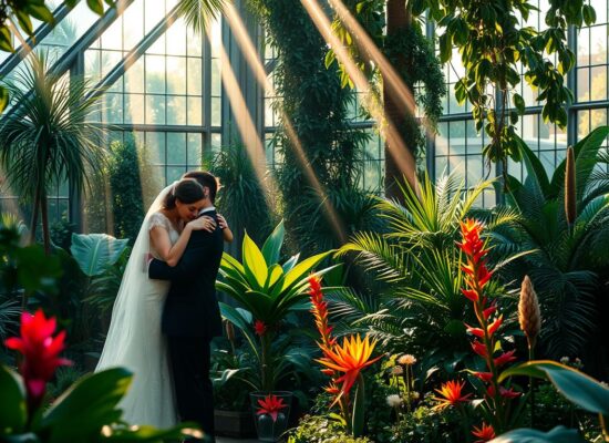 where to shoot wedding photos in RBGE glasshouses?