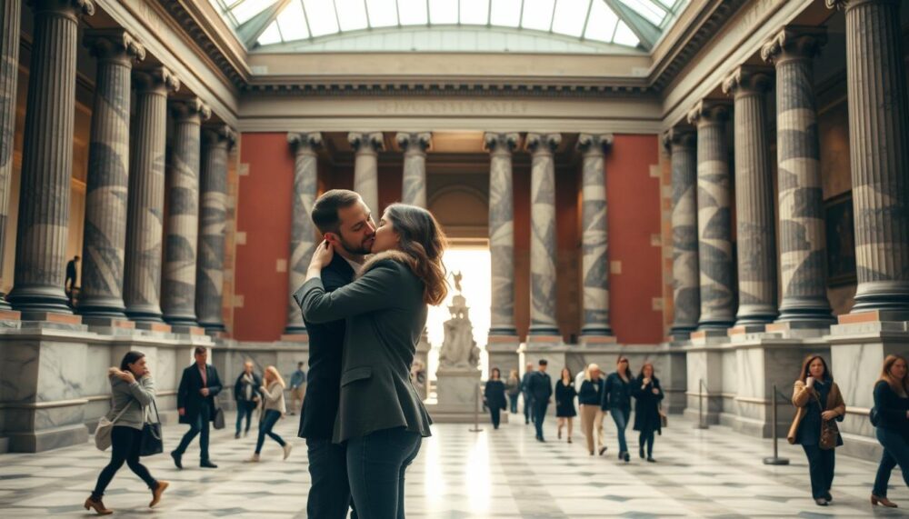 Engagement Photography at The Scottish National Gallery