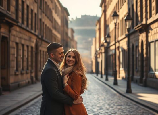 Engagement Photography in Edinburgh’s Old Town