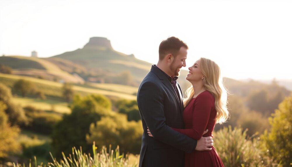 Engagement Photography in Holyrood Park, Edinburgh