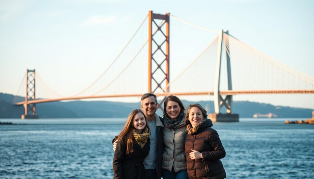 Family Photography at the Forth Bridges, Edinburgh