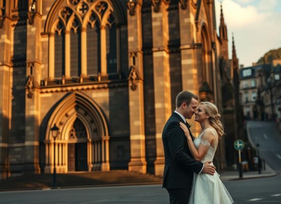 Wedding Photography Locations Near St Giles’ Cathedral in Edinburgh