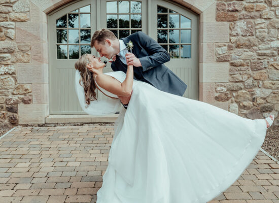 Rosebery Steading wedding photographer capturing Suzy and Phil’s couple portraits