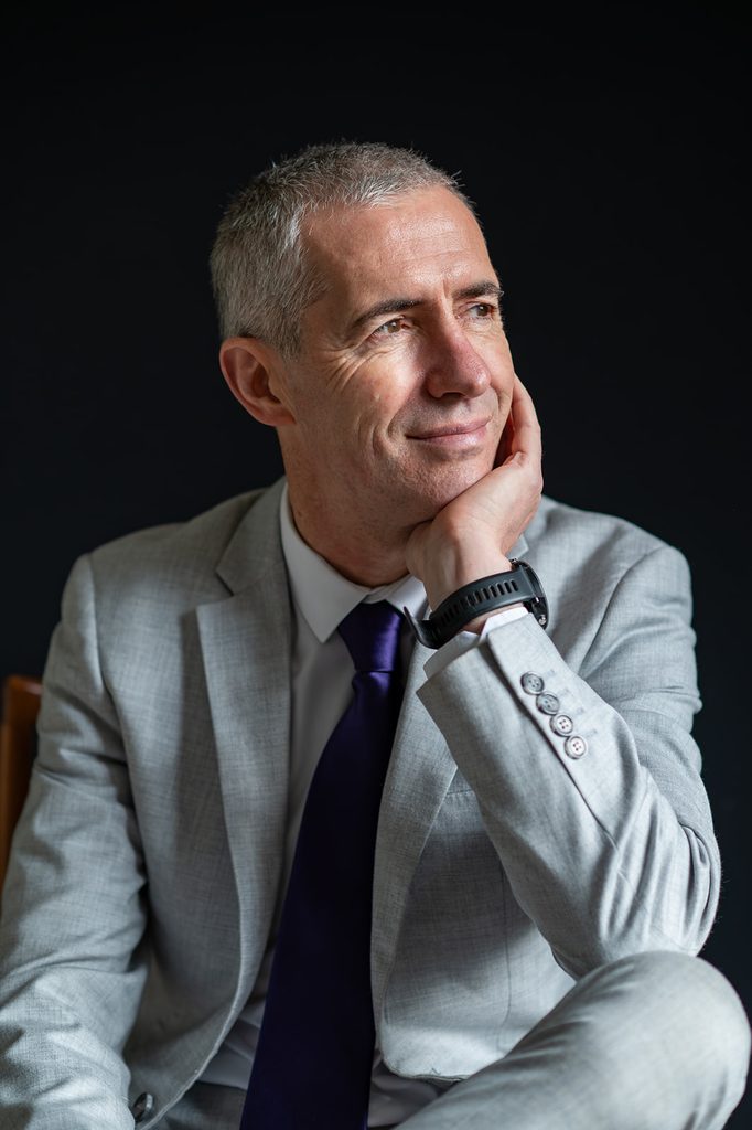Close professional profile portrait photographed in Edinburgh